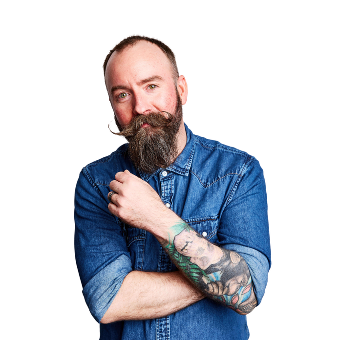 a picture of Brandon Miller. A voice-over actor.